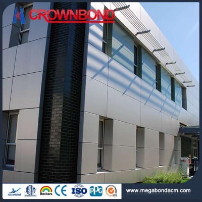 Crownbond aluminium cladding thickness wall external,aluminum wall covering plastic sheet composite panel