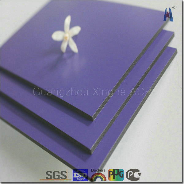 Silver Brushed Aluminum Plastic Composite Panel